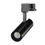 Noxion LED Schienenstrahler 3-Phasen Ecowhite Aluminium Schwarz 10W 920lm 36D - 840 Kaltweiß