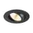 SLV New Tria Universal 68 Spot Aluminium Schwarz Rund 8.6W 600lm 38D - 925-930-940 CCT | Ausschnitt 68mm -  Höchste Farbwiedergabe - Dimmbar 