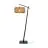 Good&Mojo Stehlampe Iguazu Textil Braun | Geeignet für 1x E27 
