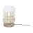 It's about RoMi Tischlampe Verona Glas Braun | Geeignet für 1x E27 