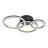 Eglo Deckenleuchte Calliera Stahl Schwarz, Kupfer 20W 2500lm - 830 Warmweiß | Dimmbar