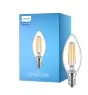 Philips Corepro LED Kerze E14 Fadenlampe Klar 6.5W 806lm - 827 Extra Warmweiß | Ersatz für 60W
