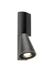 SLV T-Röhre Aluminium Schwarz | Geeignet für 1x GU10
