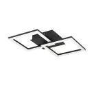 Eglo Deckenleuchte RGBic Stahl Schwarz 19.6W 2100lm - 830 Warmweiß + RGB | Dimmbar